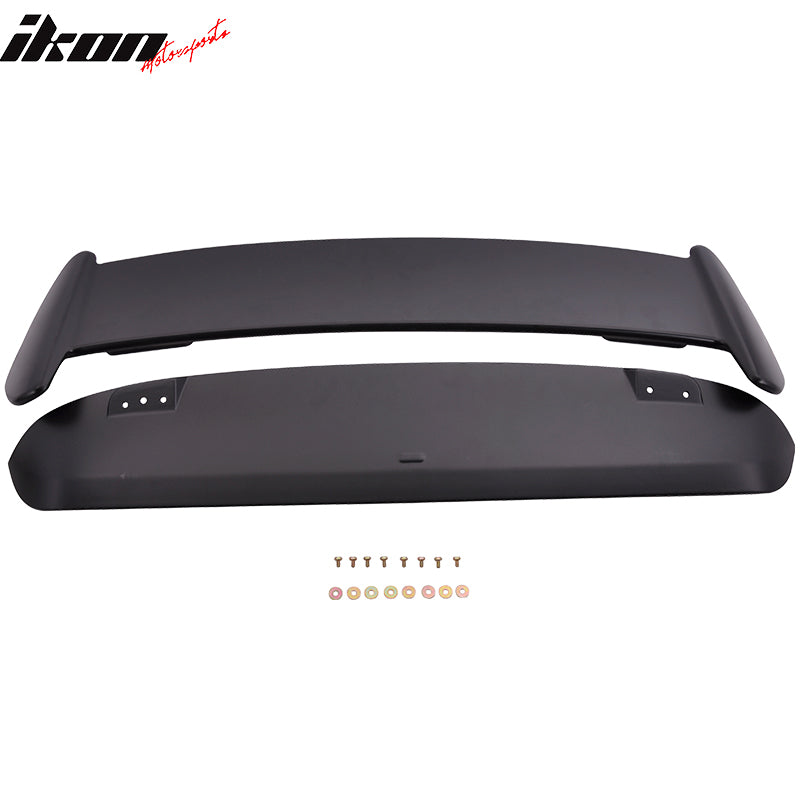 96-00 Honda Civic EK Type R Style ABS Unpainted Roof Spoiler W/ 3rd LED Brake Light