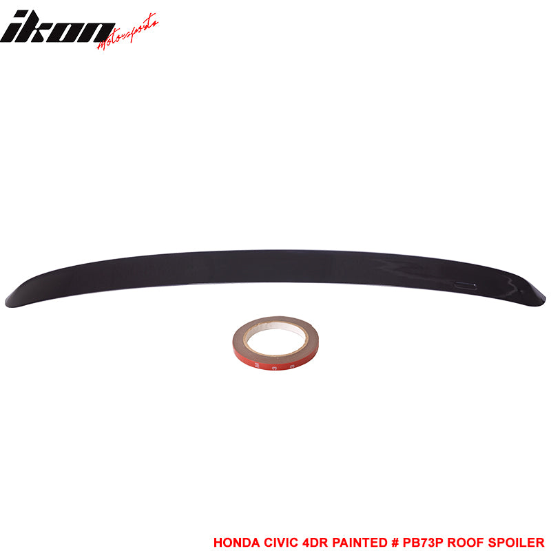 96-00 Civic 4Dr Sedan Roof Spoiler ABS