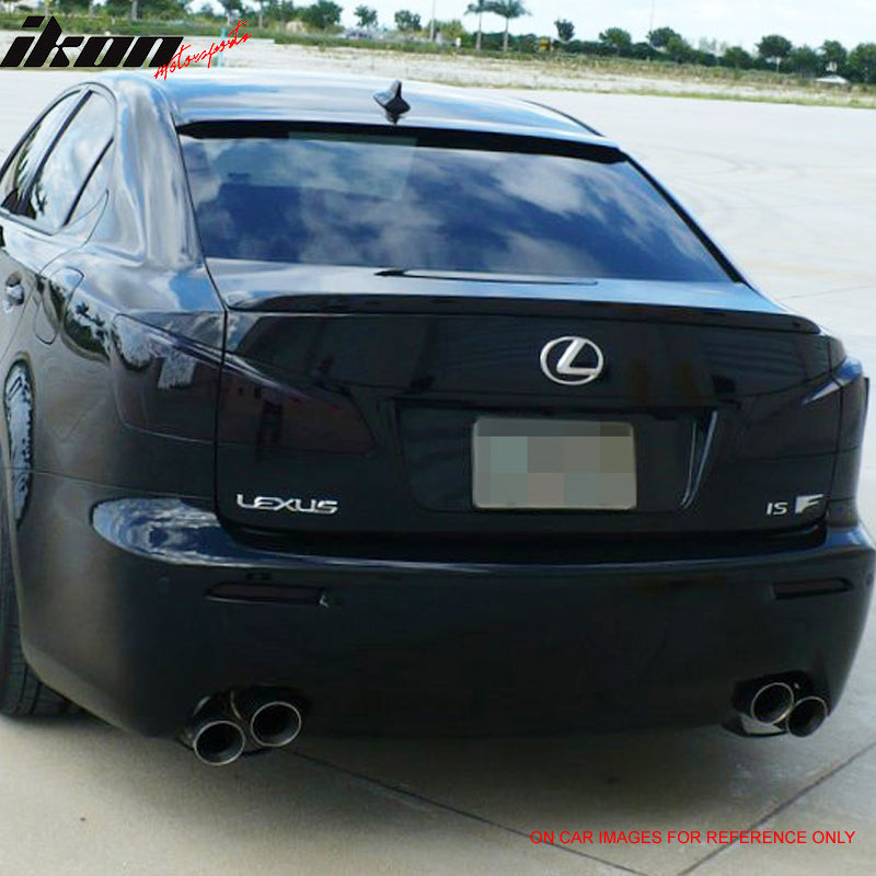 Fits 06-13 Lexus IS250 IS350 ISF OE Factory #1G0 Painted Dark Mica Roof Spoiler