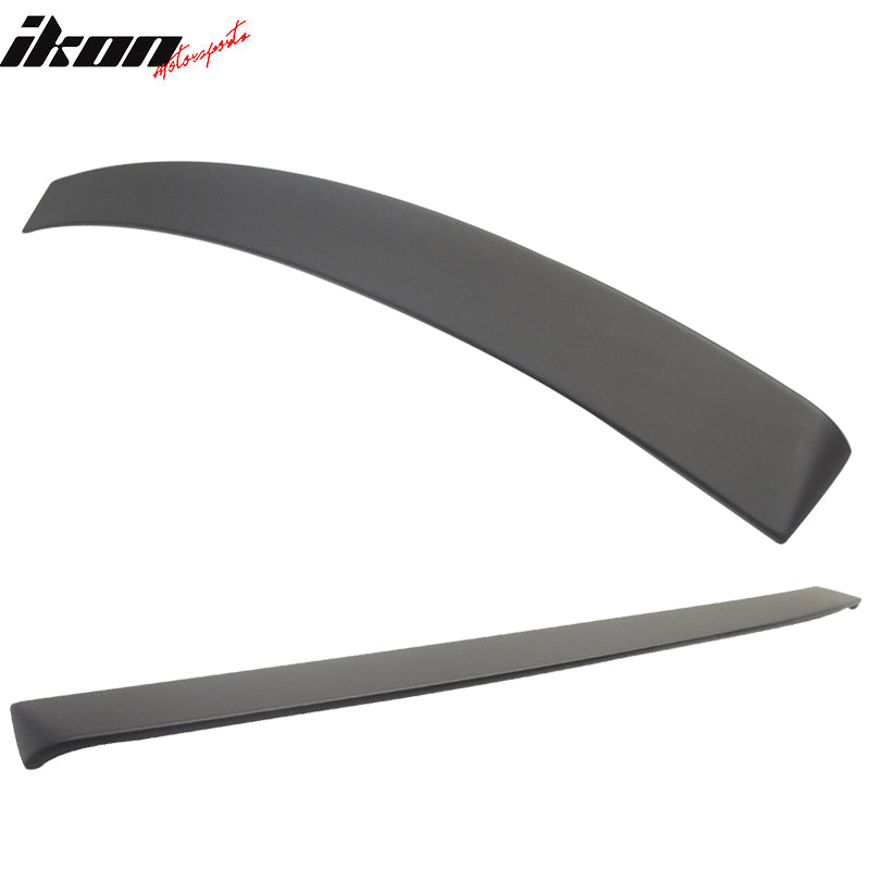 Fits 10-16 Benz W212 E-Class Sedan L Style Matte Black Rear Roof Spoiler Wing