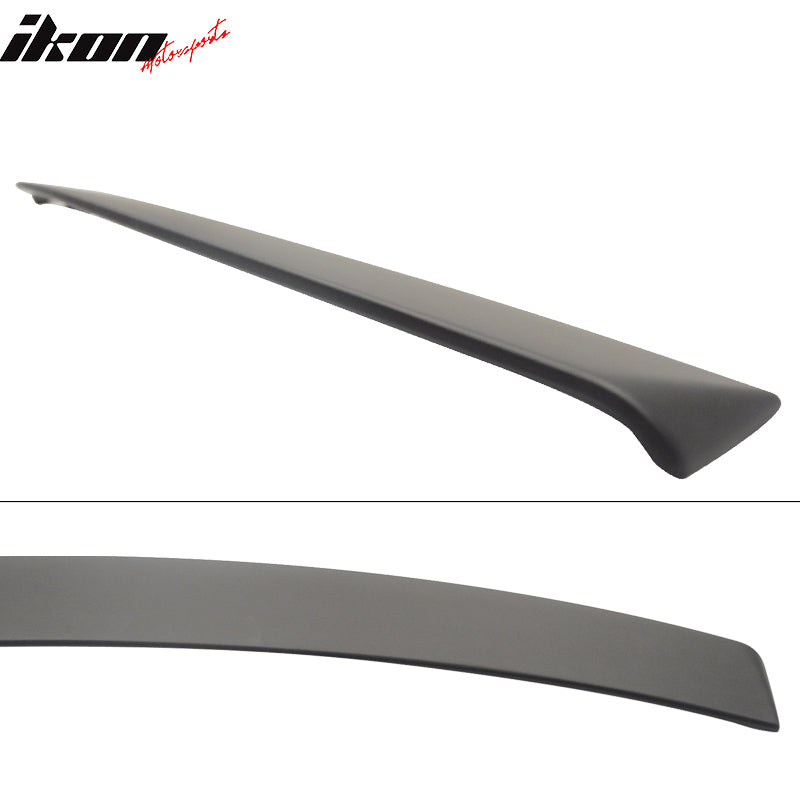 Fits 10-16 Benz W212 E-Class Sedan L Style Matte Black Rear Roof Spoiler Wing