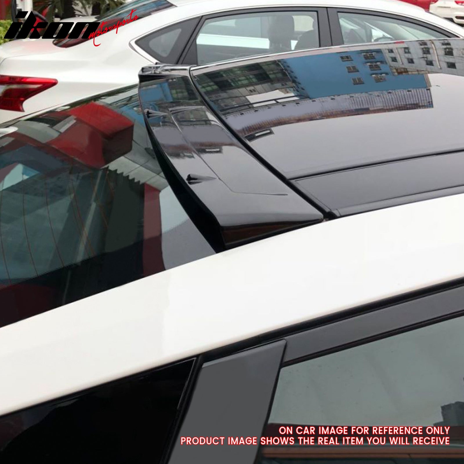 For 19-24 Nissan Altima IKON Rear Window Visor Roof Spoiler Wing ABS