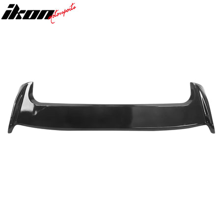 IKON MOTORSPORTS, Rear Window Roof Spoiler Compatible with 2018-2023 Subaru Crosstrek & 2017-2023 Impreza Hatchback, IKON Style ABS Plastic Top Roofline Windshield Visor Spoiler Wing