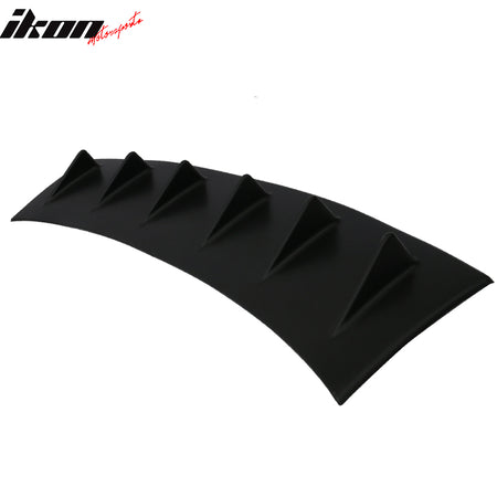 Fits 02-07 Subaru Impreza WRX STi 4Dr Roof Spoiler V Style Matte Black