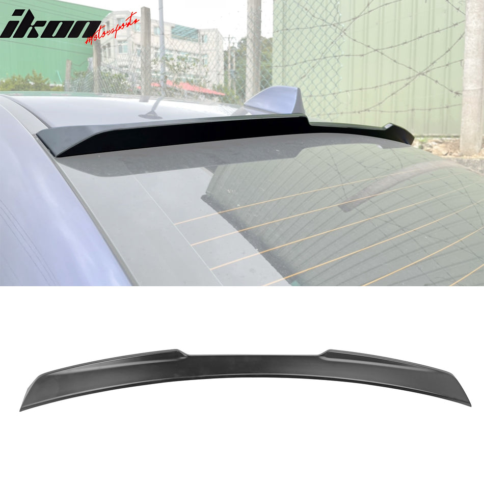 2015-2021 Subaru WRX X Style Unpainted Black Rear Roof Spoiler ABS