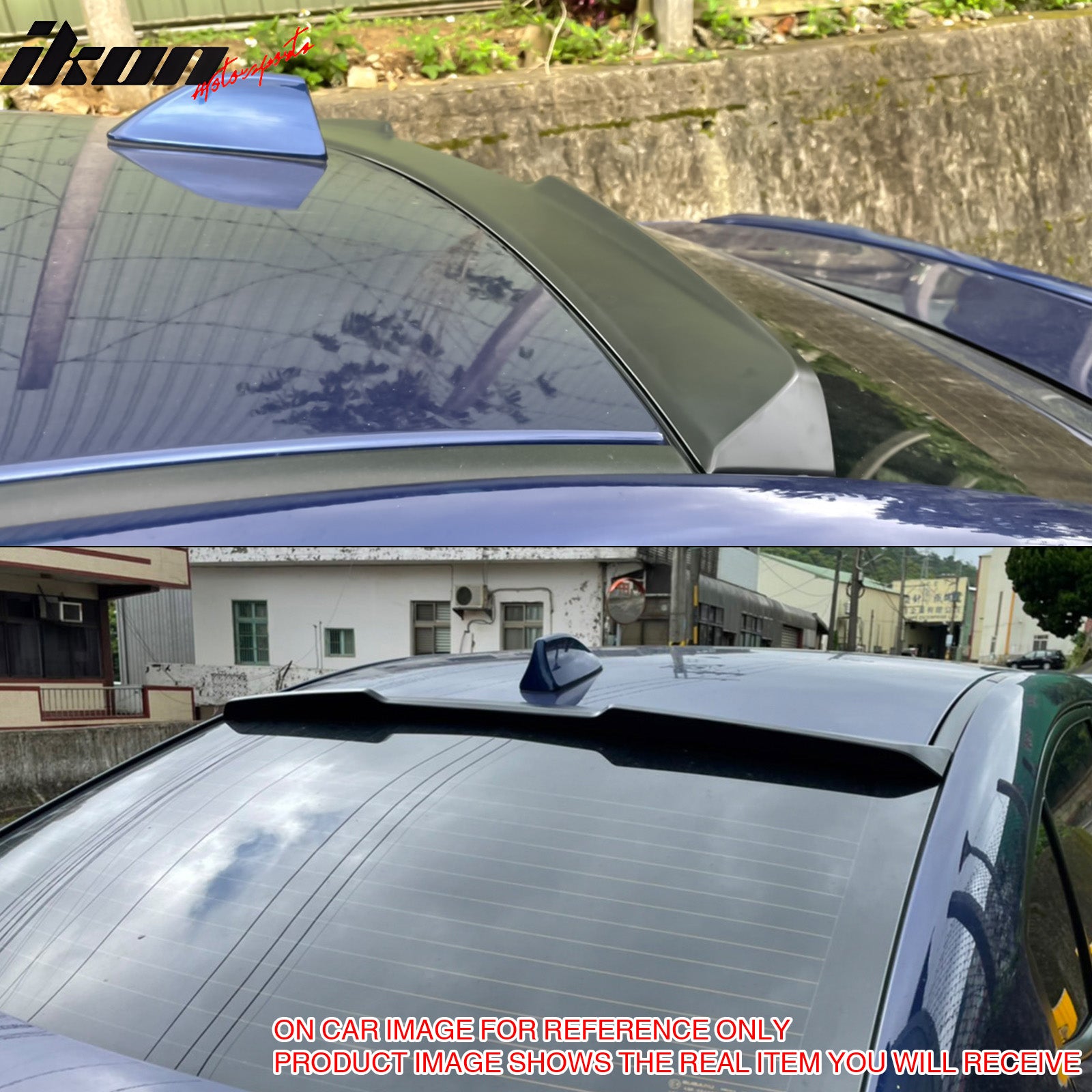 Fits 15-21 Subaru WRX STI X Style Rear Window Roof Spoiler Wing Painted #D4S ABS