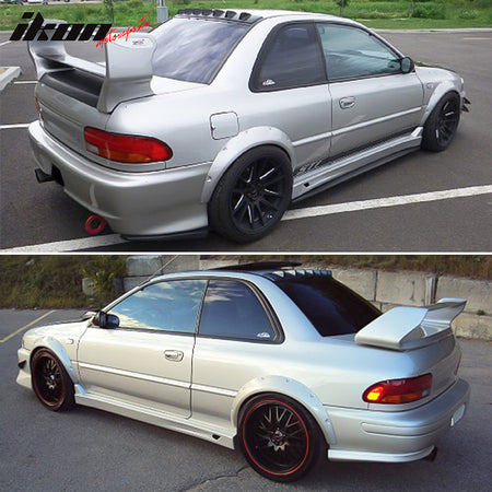 Fit 93-01 Subaru Impreza VTX VG Style Roof Fin Spoiler