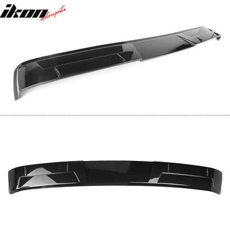 Fits 18-25 Toyota Camry IKON V2 Style Roof Spoiler ABS Carbon Fiber Hydro Dip