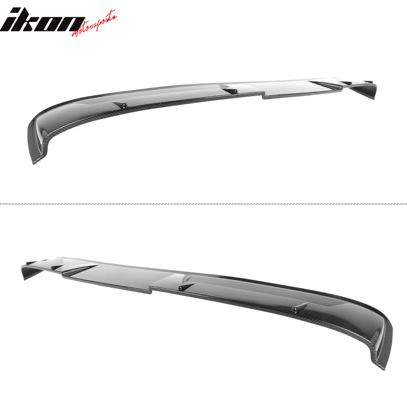 Fits 18-25 Toyota Camry IKON V2 Style Roof Spoiler ABS Carbon Fiber Hydro Dip