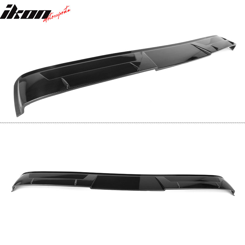 Fits 18-25 Toyota Camry IKON V2 Style Roof Spoiler ABS Carbon Fiber Hydro Dip