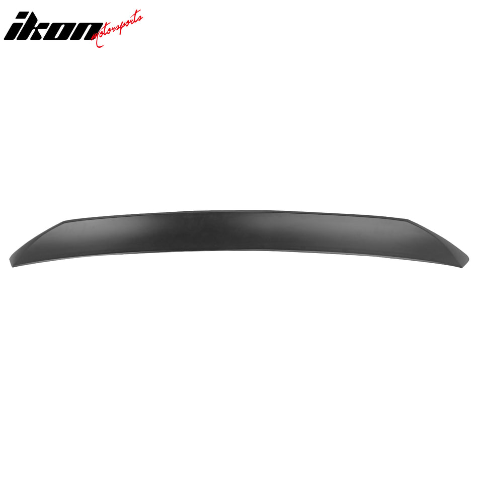 IKON MOTORSPORTS, Rear Window Roof Spoiler Compatible with 2022-2024 Subaru BRZ Toyota GR86, IKON Style ABS Plastic Top Roofline Windshield Visor Spoiler Wing