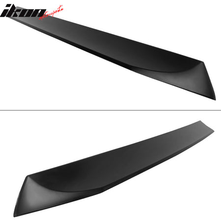 Fits 22-24 Subaru BRZ Toyota GR86 Unpainted Black IKON Roof & TRD Trunk Spoiler