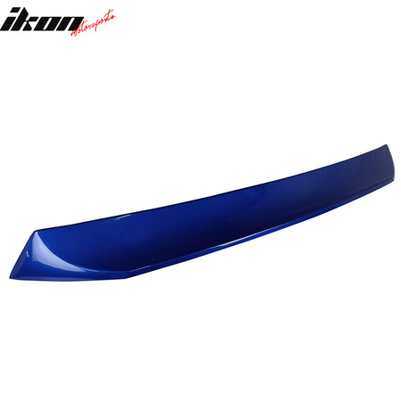 Fits 22-24 Subaru BRZ Toyota GR86 #K7X Blue IKON Roof & TRD Trunk Spoiler ABS