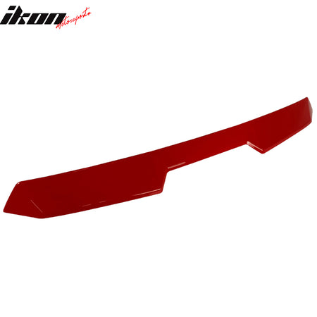 Fits 22-24 Subaru BRZ Toyota GR86 #DCK Red V Style Roof & TRD Trunk Spoiler ABS