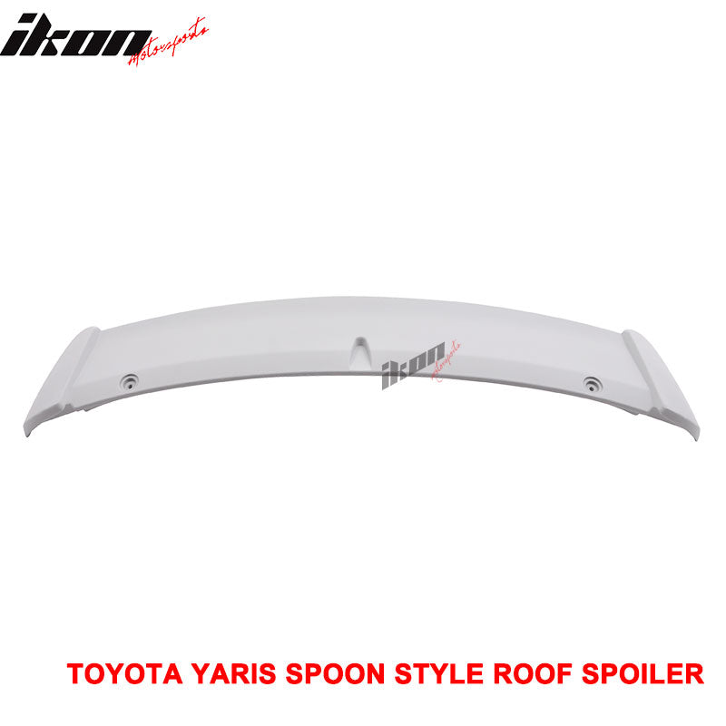 Fits 06-11 Toyota Yaris HB Hatchback Unpainted Roof Spoiler Wing - ABS