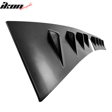 Fits 22-24 Subaru WRX D2 Style Rear Roof Window Spoiler W/Shark Fins Unpainted