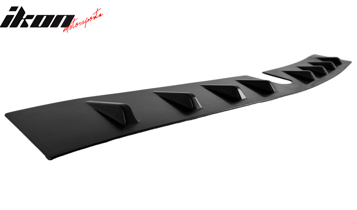 Fits 22-24 Subaru WRX D2 Style Rear Roof Window Spoiler W/Shark Fins Unpainted