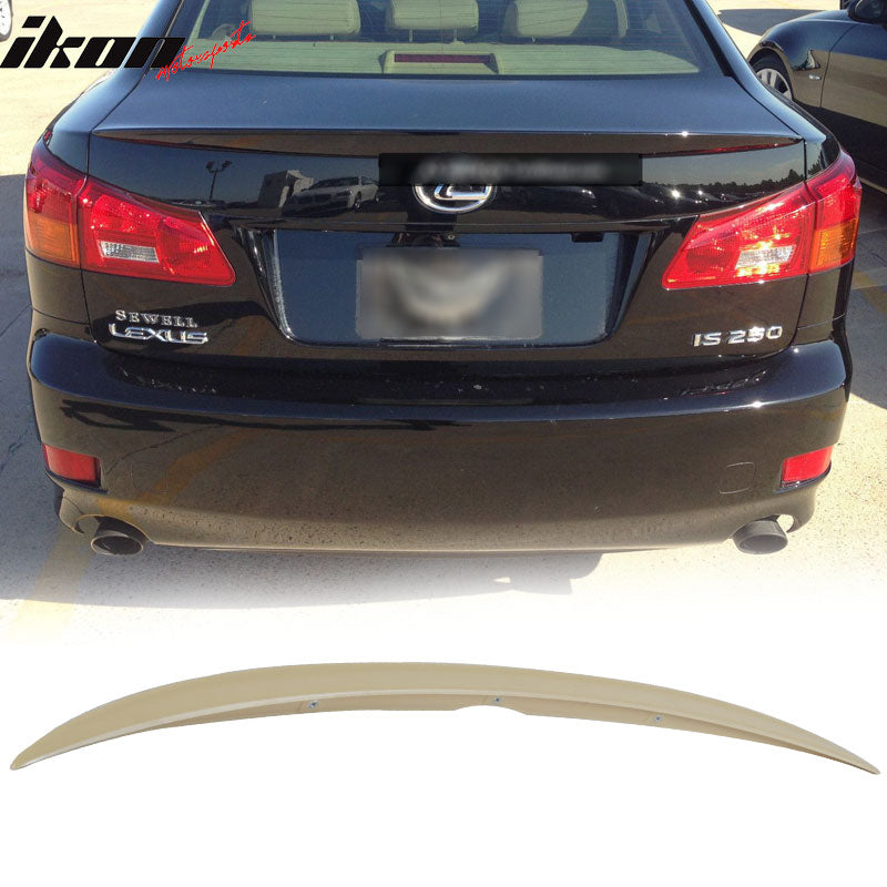 2006-2013 Lexus IS250 IS350 Unpainted Rear Spoiler Wing Lip ABS