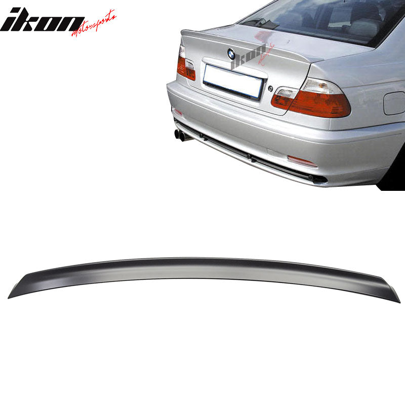 1999-2005 BMW E46 3-Series A Rear Spoiler Wing Lid ABS Unpainted