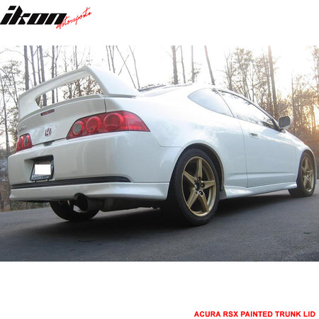 Fits 02-06 Acura RSX DC5 TR & Aspec Style 4PCS Trunk Spoiler Lip Painted #NH623M