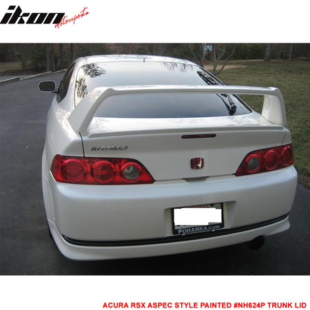 Fits 02-06 Acura RSX DC5 Type R + Aspec Style 4PCS Trunk Spoiler Painted #NH624P