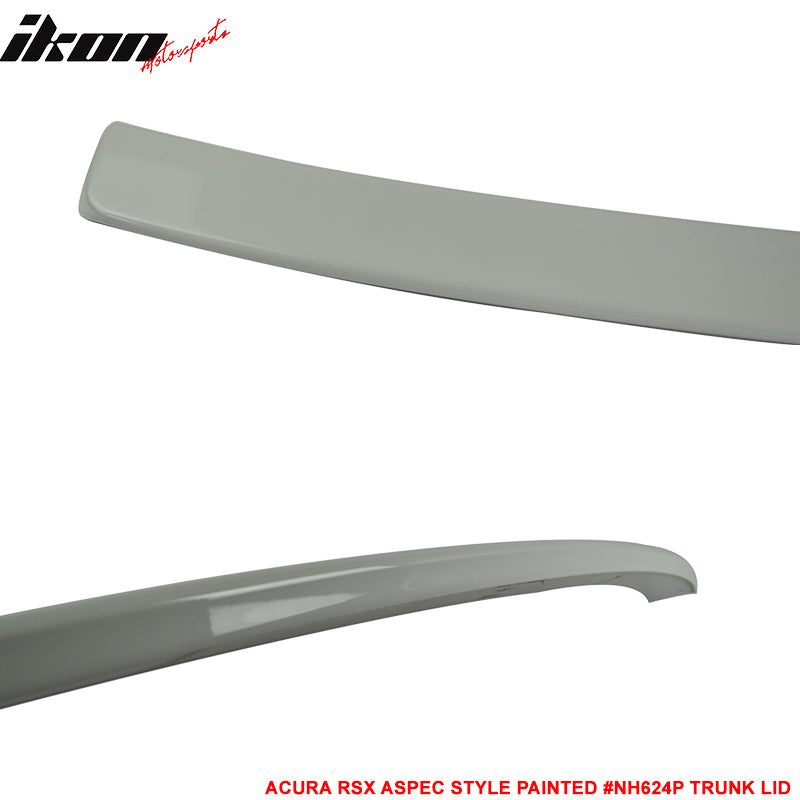 Fits 02-06 Acura RSX DC5 Type R + Aspec Style 4PCS Trunk Spoiler Painted #NH624P