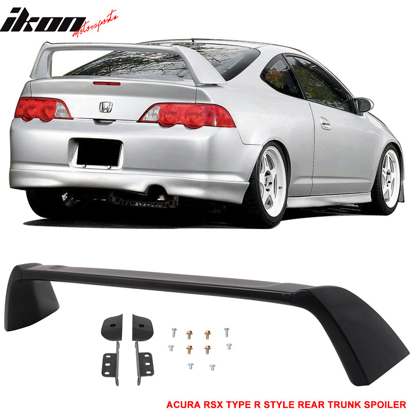 Fits 02-06 Acura RSX DC5 Type R TR Style + Aspec Style Trunk Spoiler ABS 4PCS