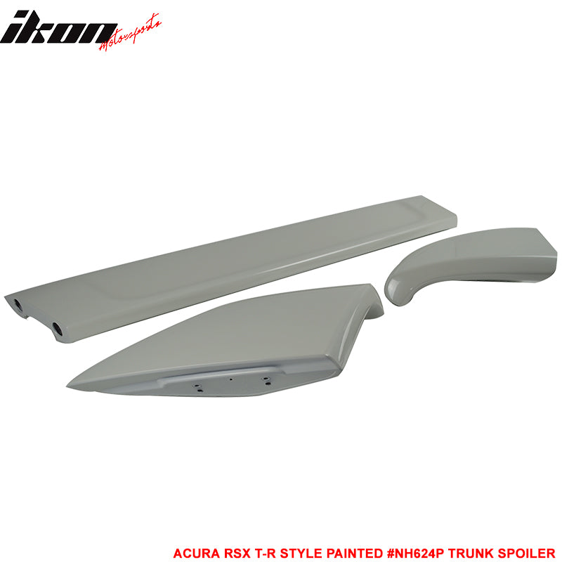 Fits 02-06 Acura RSX DC5 Type R + Aspec Style 4PCS Trunk Spoiler Painted #NH624P