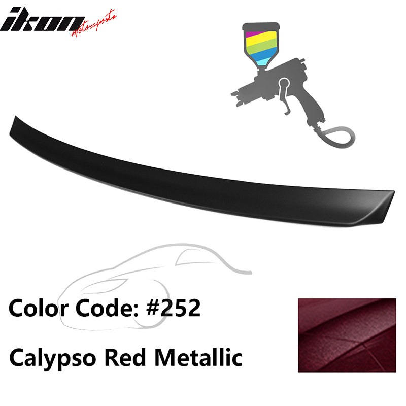 1999-2005 BMW E46 3-Series Rear Spoiler #252 Calypso Red Metallic ABS