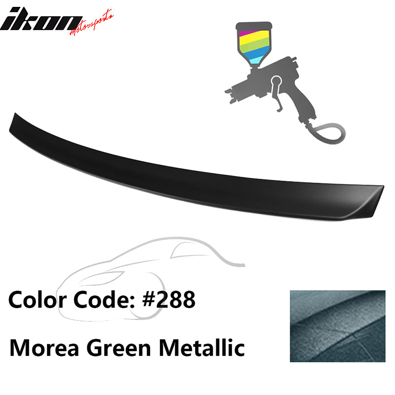 1999-2005 BMW E46 3-Series Rear Spoiler #288 Morea Green Metallic ABS