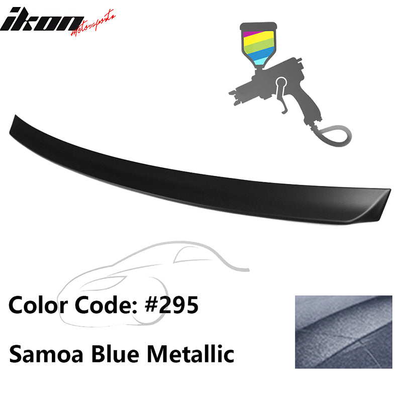 1999-2005 BMW E46 3-Series Rear Spoiler #295 Samoa Blue Metallic ABS