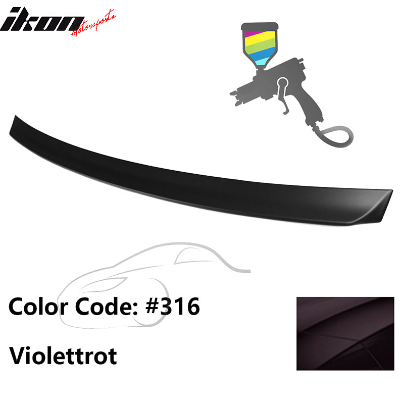 1999-2005 BMW E46 3-Series AC Rear Spoiler #316 Violettrot ABS