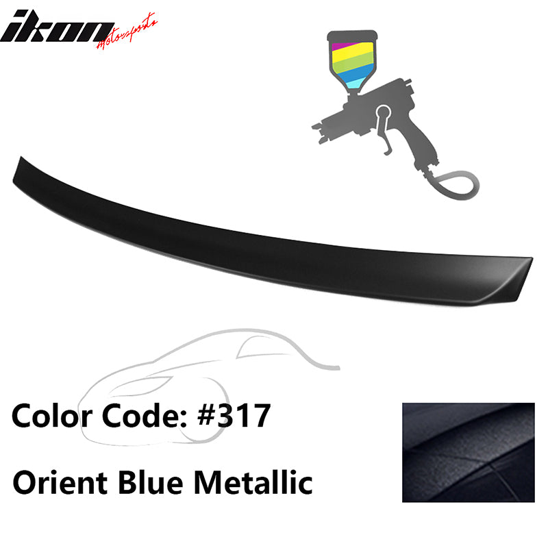 1999-2005 BMW E46 3-Series Rear Spoiler #317 Orient Blue Metallic ABS