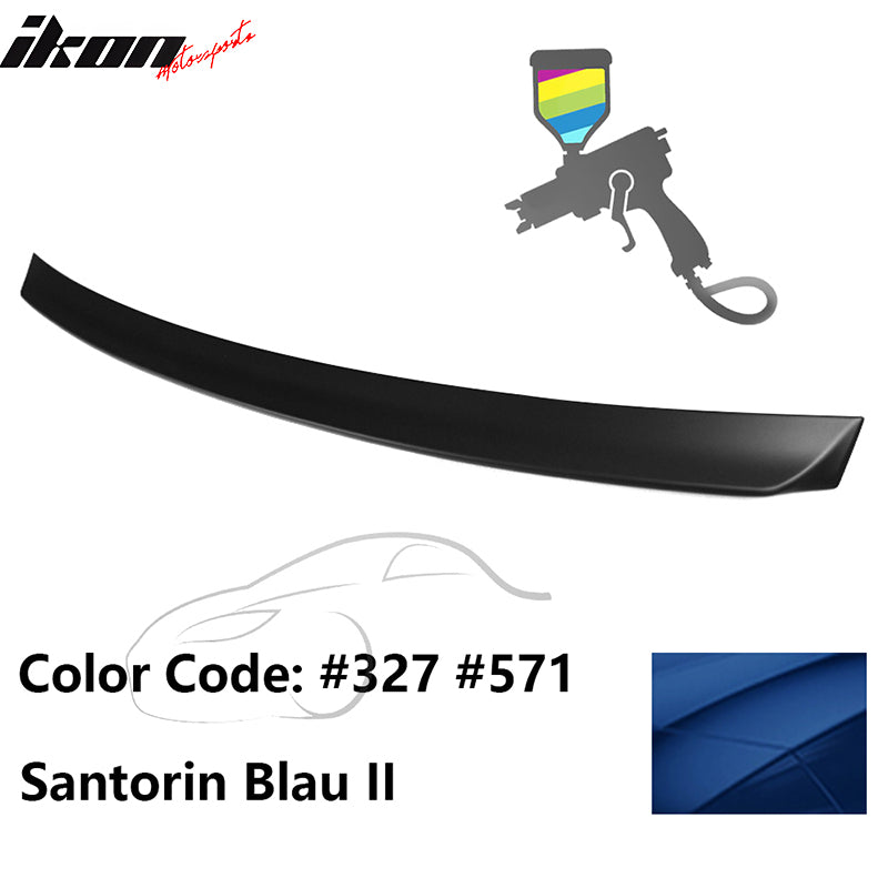 1999-2005 BMW E46 3-Series AC Rear Spoiler #327 Santorin Blau II ABS