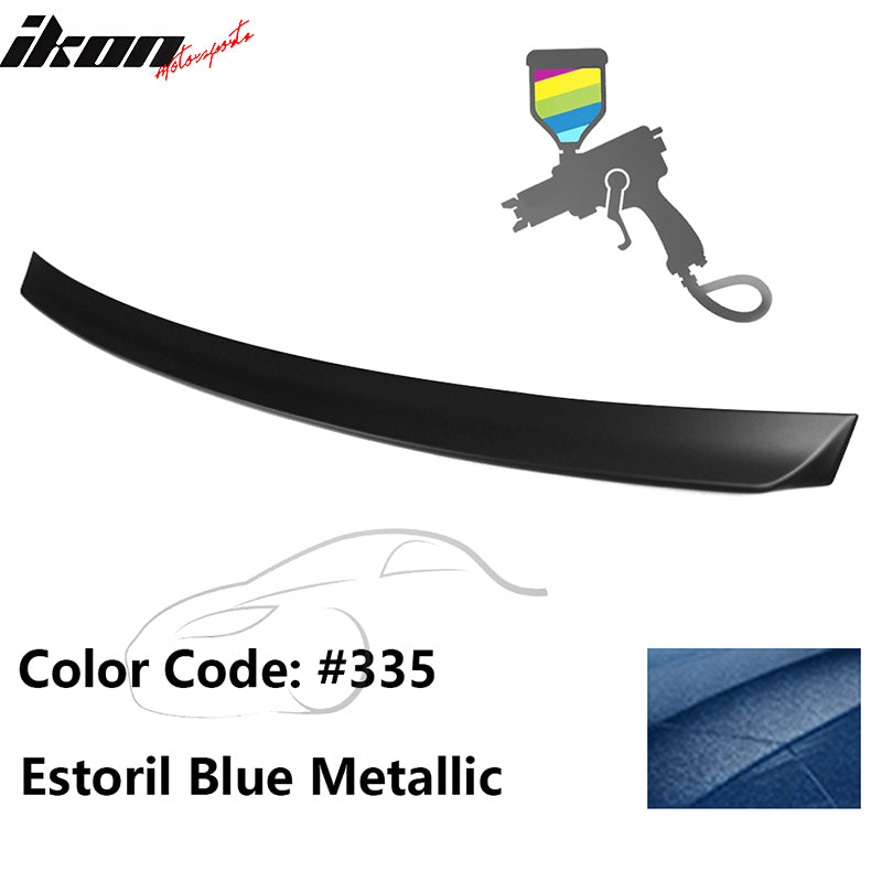 1999-2005 BMW E46 3-Series Rear Spoiler #335 Estoril Blue Metallic ABS