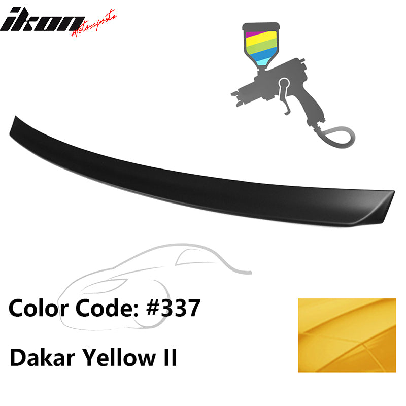 1999-2005 BMW E46 3-Series AC Rear Spoiler #337 Dakar Yellow II ABS