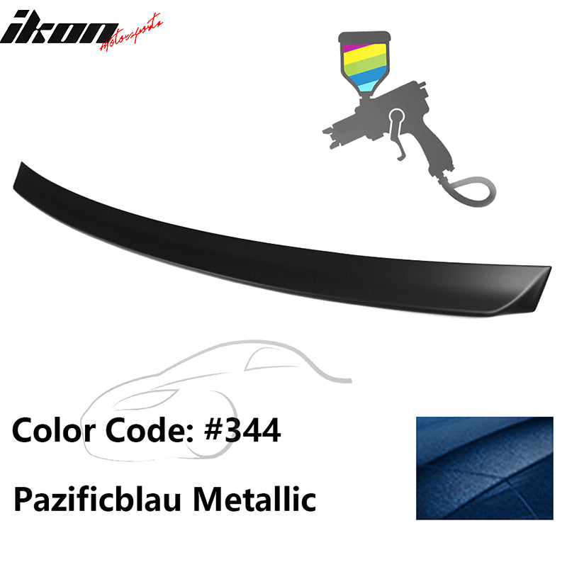 1999-2005 BMW E46 3-Series Rear Spoiler #344 Pazificblau Metallic ABS