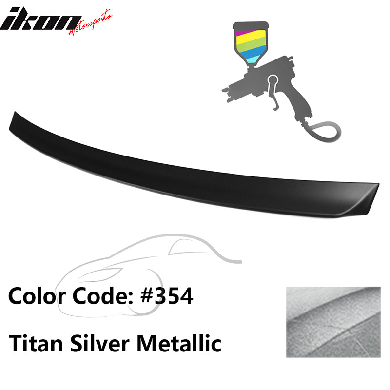 1999-2005 BMW E46 3-Series Rear Spoiler #354 Titan Silver Metallic ABS