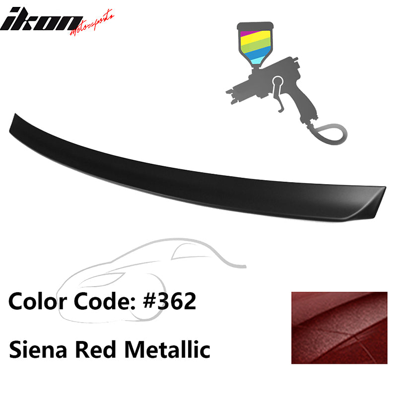 1999-2005 BMW E46 3-Series AC Rear Spoiler #362 Siena Red Metallic ABS