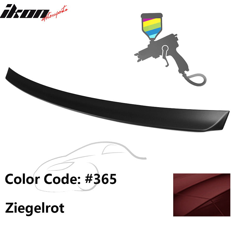 1999-2005 BMW E46 3-Series AC Rear Spoiler #365 Ziegelrot ABS