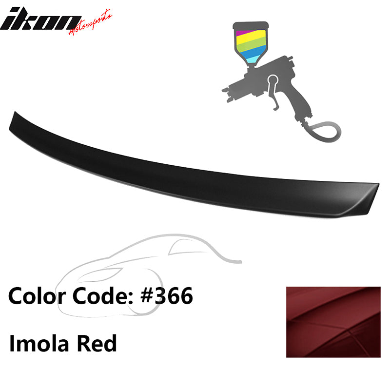 1999-2005 BMW E46 3-Series AC Rear Spoiler #366 Imola Red ABS