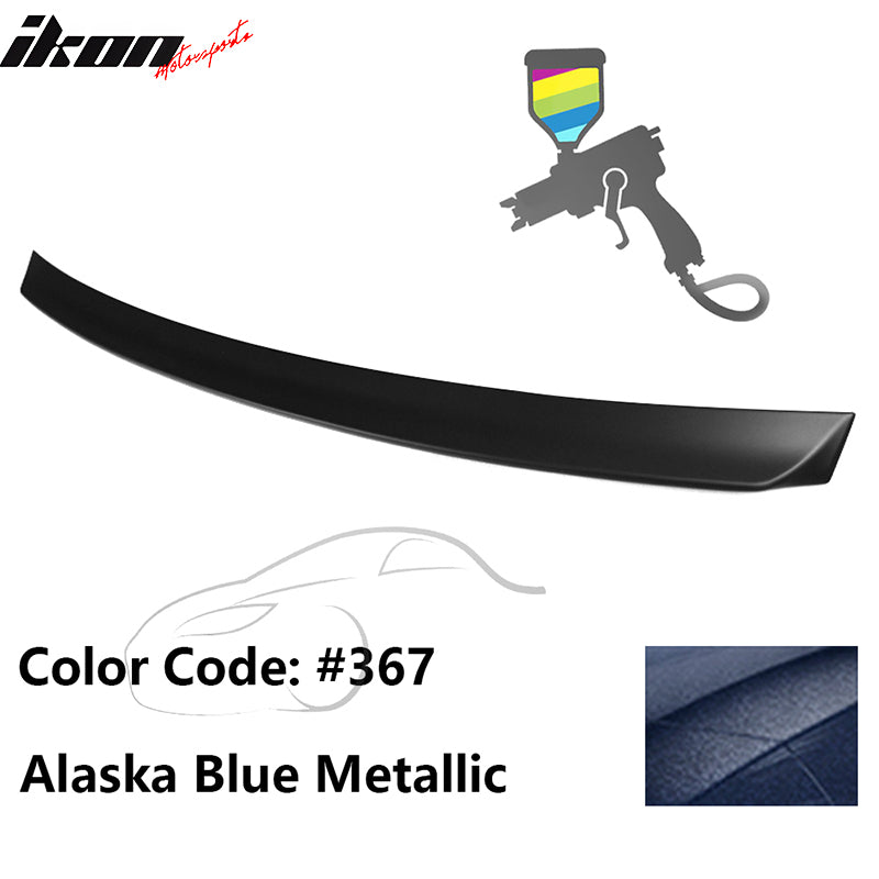 1999-2005 BMW E46 3-Series Rear Spoiler #367 Alaska Blue Metallic ABS