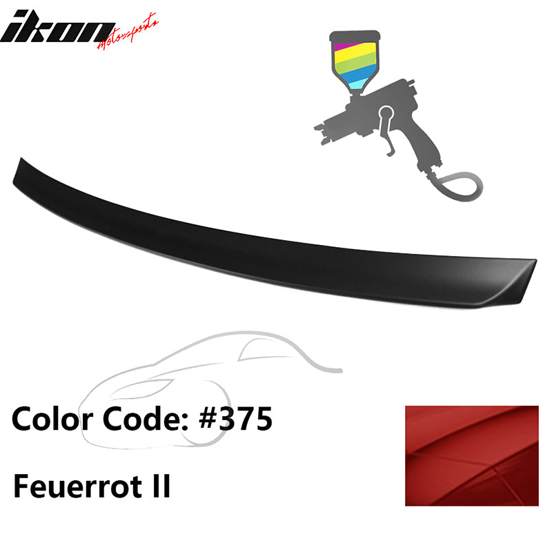 1999-2005 BMW E46 3-Series AC Rear Spoiler #375 Feuerrot II ABS