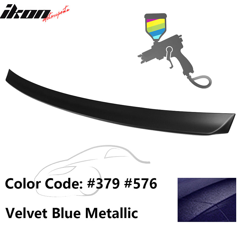 1999-2005 BMW E46 3-Series Rear Spoiler #379 Velvet Blue Metallic ABS