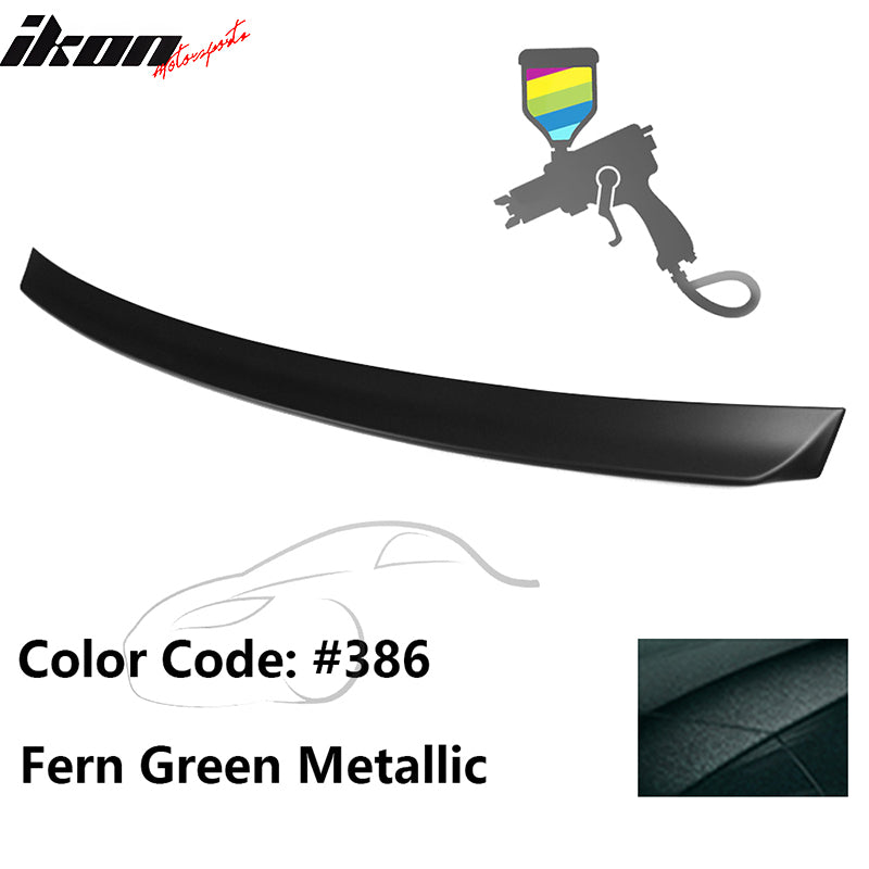 1999-2005 BMW E46 3-Series Rear Spoiler #386 Fern Green Metallic ABS