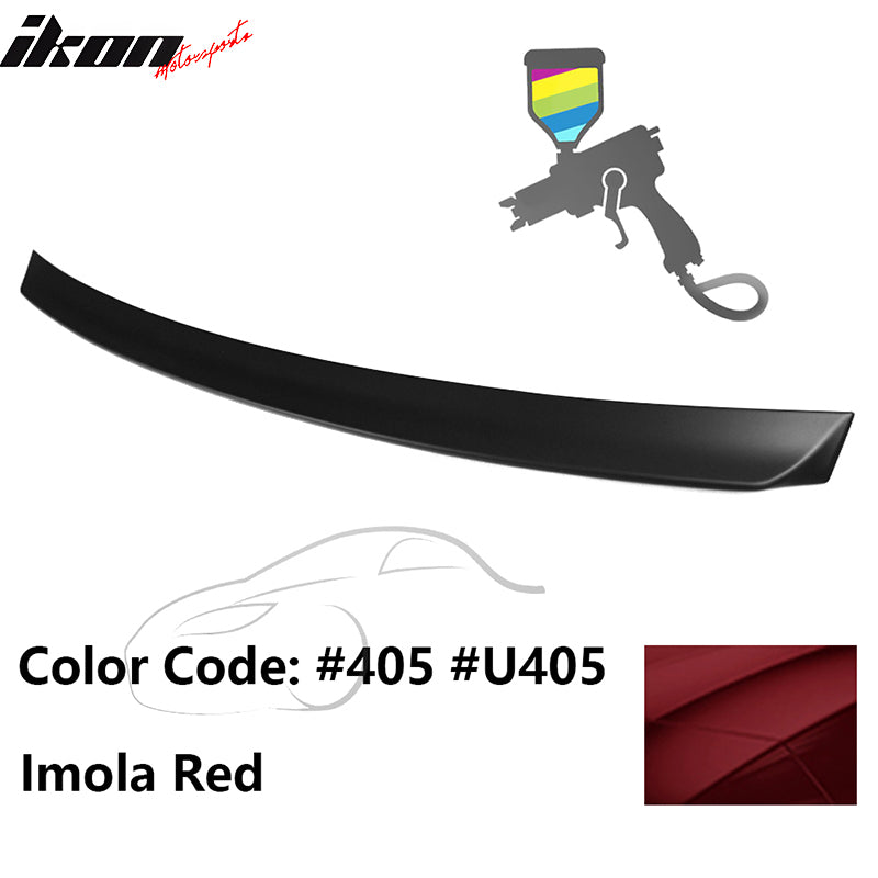 1999-2005 BMW E46 3-Series AC Rear Spoiler #405 Imola Red ABS