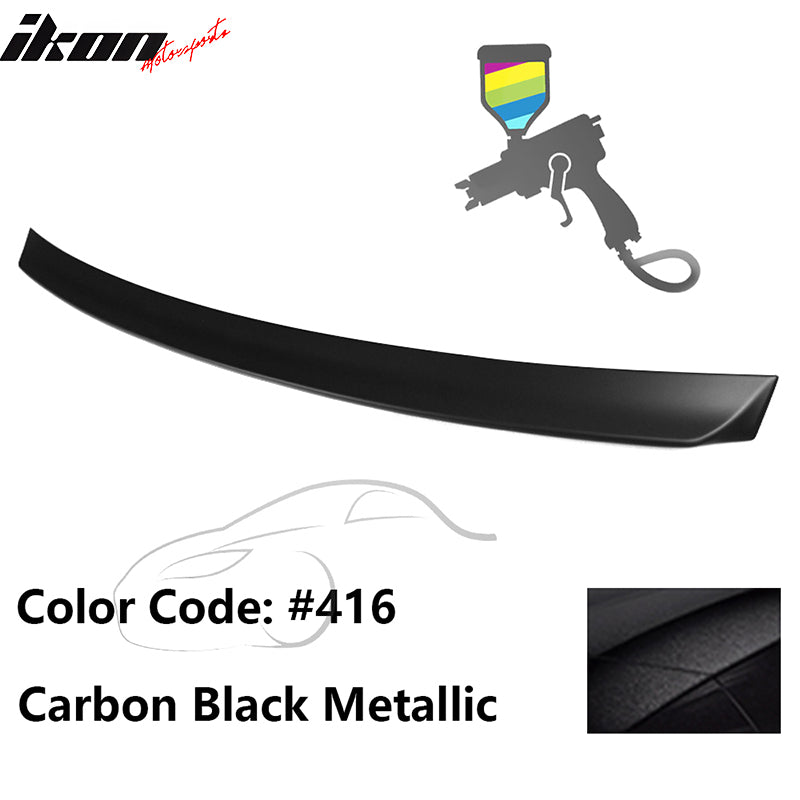 1999-2005 BMW E46 3-Series Rear Spoiler #416 Carbon Black Metallic ABS