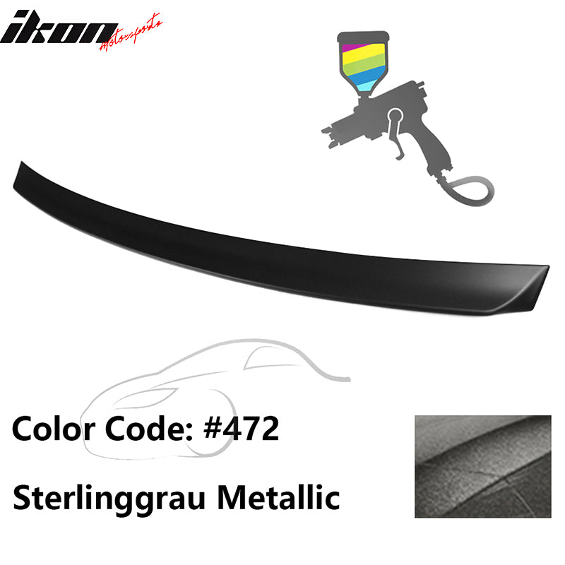 1999-2005 BMW E46 3-Series Rear Spoiler #472 Sterlinggrau Metallic ABS