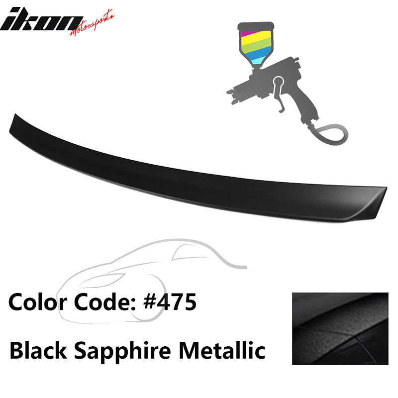 1999-2005 BMW E46 3-Series AC Rear Spoiler #475 Black Sapphire ABS