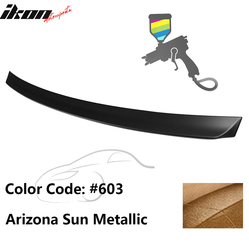 1999-2005 BMW E46 3-Series Rear Spoiler #603 Arizona Sun Metallic ABS